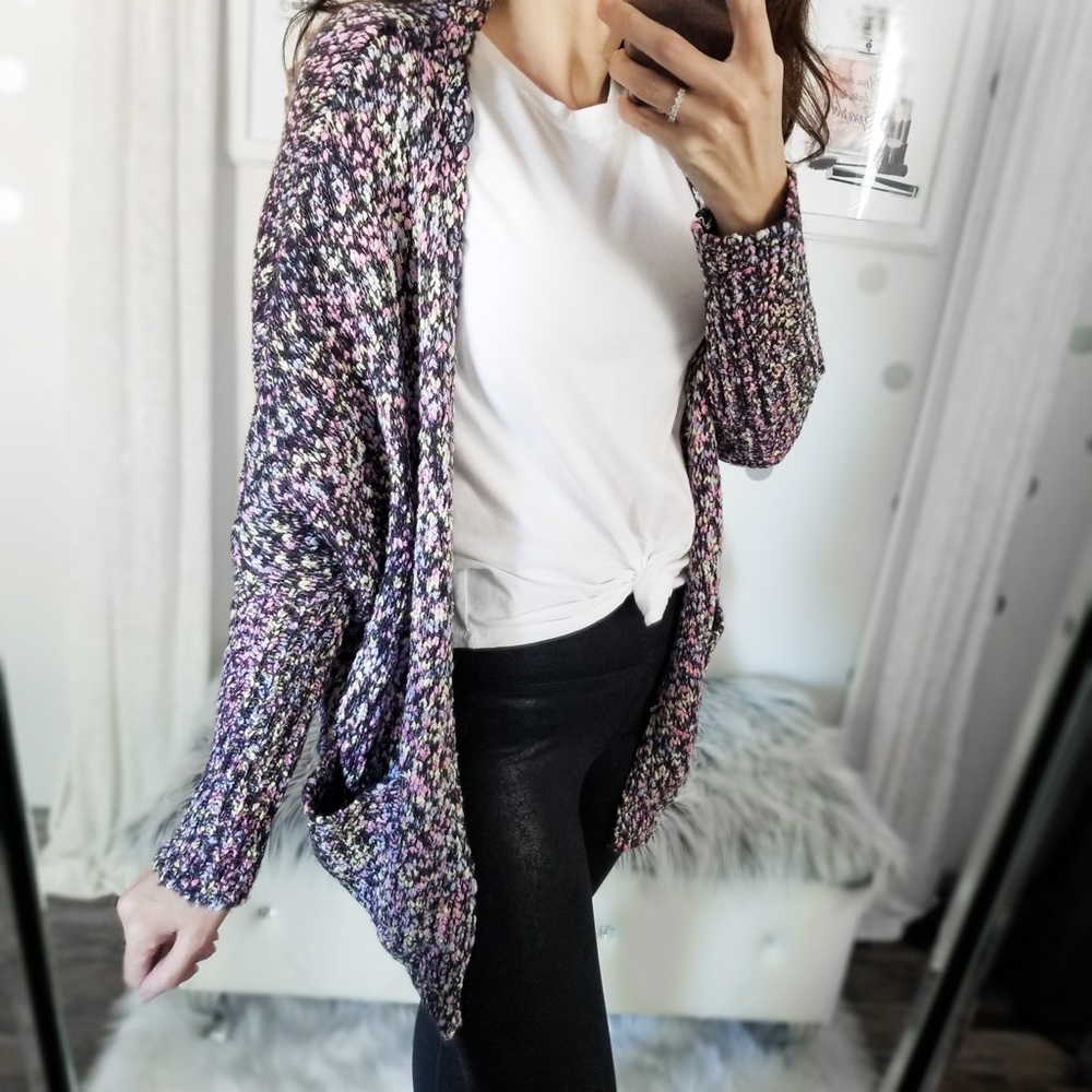 Last1️⃣Fun Dip Colorful Dolman Pocket Cardigan - Picture 10 of 12
